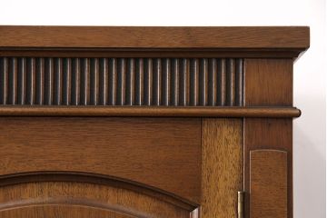 中古　美品　DREXEL HERITAGE(ドレクセルヘリテイジ)　Triune(トライユン)シリーズ　マホガニー材の木肌が美しいワードローブ(引き出し付き、キャビネット、収納棚、戸棚)(定価約90万円)(R-051083)