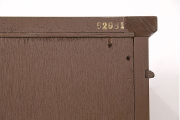 中古　美品　DREXEL HERITAGE(ドレクセルヘリテイジ)　Triune(トライユン)シリーズ　マホガニー材の木肌が美しいワードローブ(引き出し付き、キャビネット、収納棚、戸棚)(定価約90万円)(R-051083)