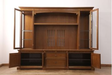 中古　美品　DREXEL HERITAGE(ドレクセルヘリテイジ)　FRANCESCA(フランチェスカ)シリーズ　優雅な佇まいの大型キャビネット(AVボード、収納棚、戸棚)(定価約345万円)(R-051086)