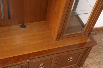 中古　美品　DREXEL HERITAGE(ドレクセルヘリテイジ)　FRANCESCA(フランチェスカ)シリーズ　優雅な佇まいの大型キャビネット(AVボード、収納棚、戸棚)(定価約345万円)(R-051086)