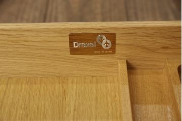 中古　DREXEL HERITAGE(ドレクセルヘリテイジ)　Cameo Classics(キャメオクラシックス)　高級感溢れるキドニーデスク(定価約170万円)(両袖デスク、机、在宅ワーク、在宅用ワークデスク)(R-051087)