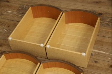 中古　DREXEL HERITAGE(ドレクセルヘリテイジ)　Cameo Classics(キャメオクラシックス)　高級感溢れるキドニーデスク(定価約170万円)(両袖デスク、机、在宅ワーク、在宅用ワークデスク)(R-051087)