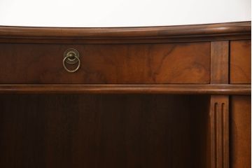 中古　DREXEL HERITAGE(ドレクセルヘリテイジ)　Cameo Classics(キャメオクラシックス)　高級感溢れるキドニーデスク(定価約170万円)(両袖デスク、机、在宅ワーク、在宅用ワークデスク)(R-051087)