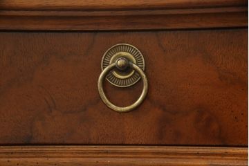 中古　DREXEL HERITAGE(ドレクセルヘリテイジ)　Cameo Classics(キャメオクラシックス)　高級感溢れるキドニーデスク(定価約170万円)(両袖デスク、机、在宅ワーク、在宅用ワークデスク)(R-051087)