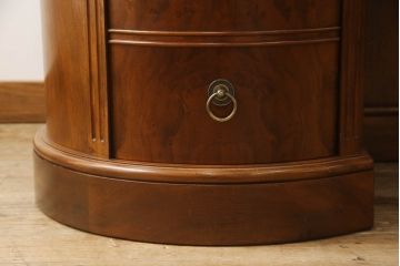 中古　DREXEL HERITAGE(ドレクセルヘリテイジ)　Cameo Classics(キャメオクラシックス)　高級感溢れるキドニーデスク(定価約170万円)(両袖デスク、机、在宅ワーク、在宅用ワークデスク)(R-051087)