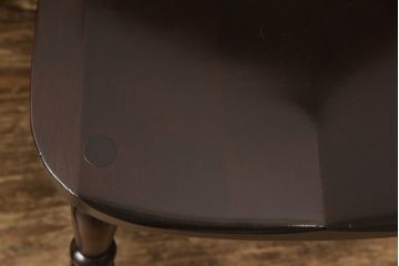 中古　松本民芸家具　16型スピンドルチェア　ゆったりと座れるダイニングチェア2脚セット(板座チェア、椅子)(R-051092)
