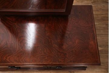 中古　伝統民芸家具　岩谷堂箪笥　菊幸作　和モダンな空間づくりにもおすすめの鏡台(姿見、ミラー、ドレッサー)(R-051096)