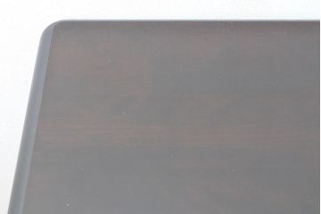 中古　北海道民芸家具　細身の脚が上品な印象を高めるダイニングテーブル(4人掛け、食卓)(R-051097)