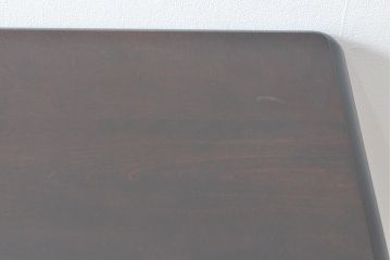 中古　北海道民芸家具　細身の脚が上品な印象を高めるダイニングテーブル(4人掛け、食卓)(R-051097)