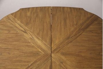 中古　美品　DREXEL HERITAGE(ドレクセルヘリテイジ)　Grand Villa(グランドヴィラ)　チェスナット材　ダイニングテーブル(パーティーテーブル)(定価約55万円)(R-051098)