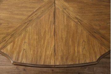 中古　美品　DREXEL HERITAGE(ドレクセルヘリテイジ)　Grand Villa(グランドヴィラ)　チェスナット材　ダイニングテーブル(パーティーテーブル)(定価約55万円)(R-051098)