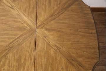 中古　美品　DREXEL HERITAGE(ドレクセルヘリテイジ)　Grand Villa(グランドヴィラ)　チェスナット材　ダイニングテーブル(パーティーテーブル)(定価約55万円)(R-051098)