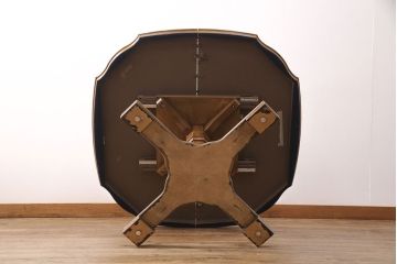 中古　美品　DREXEL HERITAGE(ドレクセルヘリテイジ)　Grand Villa(グランドヴィラ)　チェスナット材　ダイニングテーブル(パーティーテーブル)(定価約55万円)(R-051098)