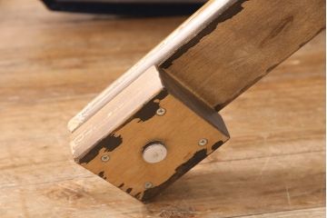 中古　美品　DREXEL HERITAGE(ドレクセルヘリテイジ)　Grand Villa(グランドヴィラ)　チェスナット材　ダイニングテーブル(パーティーテーブル)(定価約55万円)(R-051098)