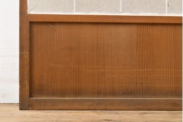 アンティーク建具　景色が楽しめる額入りの障子戸1枚(引き戸)(R-051101)