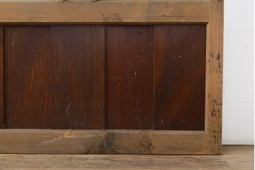 アンティーク建具　ノスタルジックなお部屋作りに活躍するガラス戸4枚セット(引き戸)(R-051103)