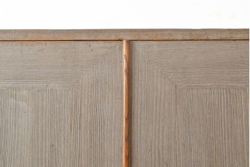 和製アンティーク　シンプルで上品な佇まいの衣装盆付き総桐箪笥(衣装箪笥、着物箪笥、和タンス、桐たんす)(R-051109)