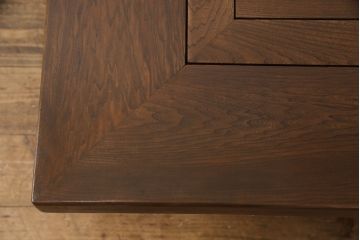 ヴィンテージ家具　重厚な佇まいで和の風情を高める関西火鉢(ビンテージ、長火鉢、囲炉裏、座卓、ローテーブル)(R-051119)