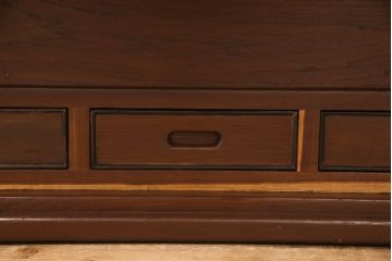 ヴィンテージ家具　重厚な佇まいで和の風情を高める関西火鉢(ビンテージ、長火鉢、囲炉裏、座卓、ローテーブル)(R-051119)