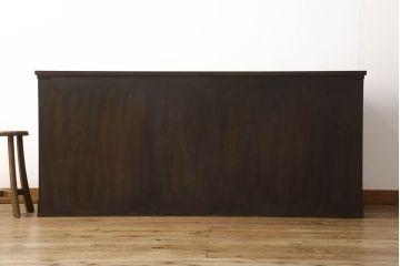 中古　美品　岩谷堂箪笥　桜木家具店作　天板リメイク　和の趣あふれるサイドボード(収納棚、ローチェスト、引き出し、ローボード、リビングボード、テレビ台)(R-051129)