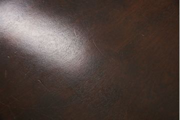 中古　北海道民芸家具　HM620　滑らかな木肌が上品なラダーバックチェア(椅子、ダイニングチェア、板座チェア)(R-051140)