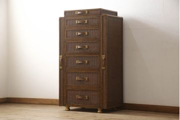 中古　MAITLAND SMITH(メートランドスミス)　希少!アクセサリーの収納に便利なジュエリーチェスト(定価約80万円)(ランジェリーチェスト、引き出し)(R-051144)