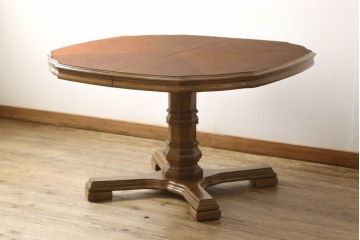 中古　DREXEL HERITAGE(ドレクセルヘリテイジ)　Grand Villa(グランドヴィラ)　ダイニングテーブル(エクステンションテーブル、2人掛け、4人掛け)(定価約60万円)(R-051147)