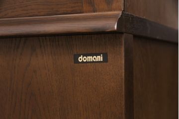 中古  美品　カリモク　domani(ドマーニ)　QUEENS　LIFE(クイーンズライフ)　クラシカルな佇まいが魅力のキュリオケース(キャビネット・ガラスケース)(定価約95万円)(R-051148)