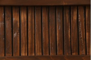アンティーク建具　ほぼ総ケヤキ材　建具の王様!豪華絢爛な意匠が目を引く金具尽くしの富山蔵戸(玄関戸、引き戸)(R-051158)