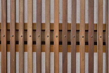 アンティーク建具　昭和初期　裏障子付き　上手物の幅狭万本格子戸3枚セット(引き戸、帯ガラス戸、障子戸)(R-051165)