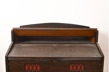 アンティーク雑貨　ジャンク品　昭和初期　ノスタルジックな雰囲気を演出するオルガン(ディスプレイ、店舗什器)(R-051171)