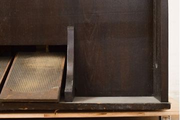 アンティーク雑貨　ジャンク品　昭和初期　ノスタルジックな雰囲気を演出するオルガン(ディスプレイ、店舗什器)(R-051171)