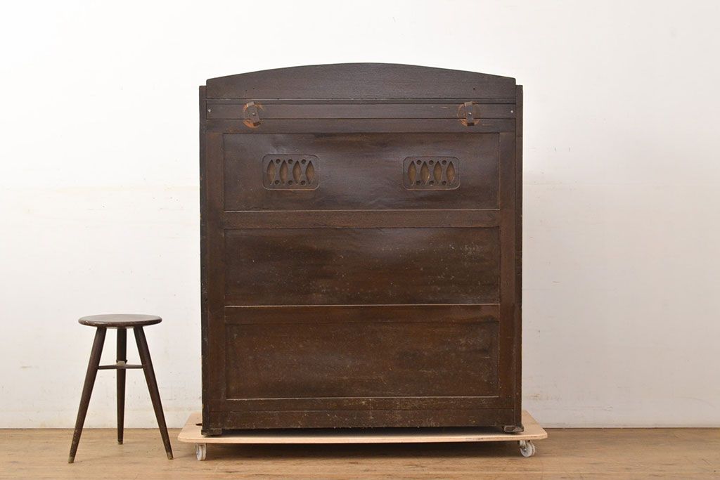 アンティーク雑貨　ジャンク品　昭和初期　ノスタルジックな雰囲気を演出するオルガン(ディスプレイ、店舗什器)(R-051171)