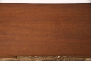 北欧ヴィンテージ　ビンテージ家具　チーク材　スタイリッシュなニーホールデスク(両袖机、在宅ワーク、在宅用ワークデスク)(R-051174)