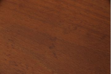 北欧ヴィンテージ　ビンテージ家具　チーク材　スタイリッシュなニーホールデスク(両袖机、在宅ワーク、在宅用ワークデスク)(R-051174)