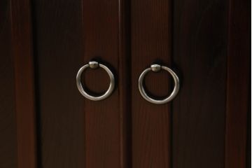 中古　筑後民芸　美しい木目が上質な和の雰囲気を演出する囲炉裏テーブル(ダイニングテーブル、火鉢)(定価約28万円)(R-051176)
