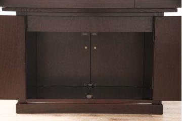中古　筑後民芸　美しい木目が上質な和の雰囲気を演出する囲炉裏テーブル(ダイニングテーブル、火鉢)(定価約28万円)(R-051177)