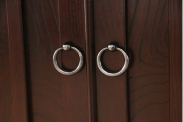 中古　筑後民芸　美しい木目が上質な和の雰囲気を演出する囲炉裏テーブル(ダイニングテーブル、火鉢)(定価約28万円)(R-051177)