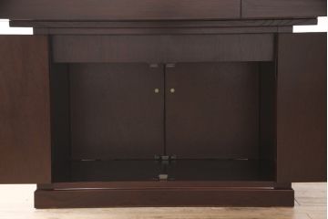 中古　筑後民芸　美しい木目が上質な和の雰囲気を演出する囲炉裏テーブル(ダイニングテーブル、火鉢)(定価約28万円)(R-051177)