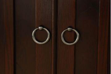 中古　筑後民芸　美しい木目が上質な和の雰囲気を演出する囲炉裏テーブル(ダイニングテーブル、火鉢)(定価約28万円)(R-051178)