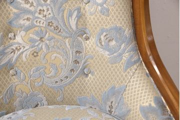 中古　DREXEL HERITAGE(ドレクセルヘリテイジ)　Upholstery(アップホルスタリー)　ローバックチェア(アームチェア、1人掛けソファ)(定価約45万円)(R-051179)