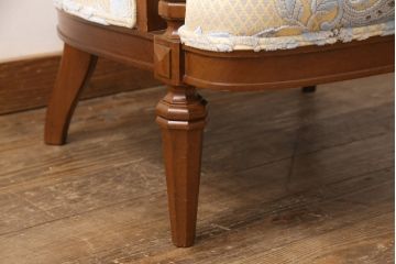 中古　DREXEL HERITAGE(ドレクセルヘリテイジ)　Upholstery(アップホルスタリー)　ローバックチェア(アームチェア、1人掛けソファ)(定価約45万円)(R-051179)