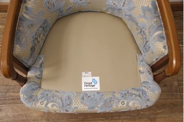 中古　DREXEL HERITAGE(ドレクセルヘリテイジ)　Upholstery(アップホルスタリー)　ローバックチェア(アームチェア、1人掛けソファ)(定価約45万円)(R-051179)