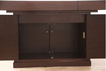 中古　筑後民芸　美しい木目が上質な和の雰囲気を演出する囲炉裏テーブル(ダイニングテーブル、火鉢)(定価約28万円)(R-051186)