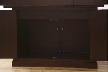 中古　筑後民芸　美しい木目が上質な和の雰囲気を演出する囲炉裏テーブル(ダイニングテーブル、火鉢)(定価約28万円)(R-051187)