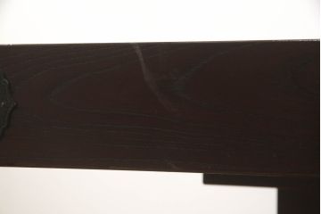 中古　筑後民芸　美しい木目が上質な和の雰囲気を演出する囲炉裏テーブル(ダイニングテーブル、火鉢)(定価約28万円)(R-051187)