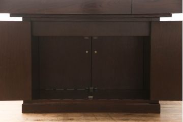 中古　筑後民芸　美しい木目が上質な和の雰囲気を演出する囲炉裏テーブル(ダイニングテーブル、火鉢)(定価約28万円)(R-051188)