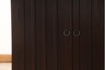 中古　筑後民芸　美しい木目が上質な和の雰囲気を演出する囲炉裏テーブル(ダイニングテーブル、火鉢)(定価約28万円)(R-051188)