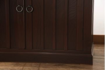中古　筑後民芸　美しい木目が上質な和の雰囲気を演出する囲炉裏テーブル(ダイニングテーブル、火鉢)(定価約28万円)(R-051188)