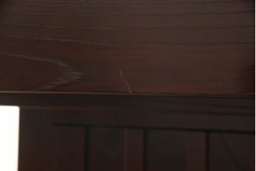 中古　筑後民芸　美しい木目が上質な和の雰囲気を演出する囲炉裏テーブル(ダイニングテーブル、火鉢)(定価約28万円)(R-051189)
